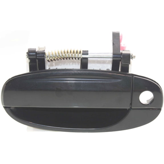 Exterior Door Handle Compatible with 2004-2006 Chevrolet Aveo Front, Driver Side 4-Door, Hatchback Smooth Black