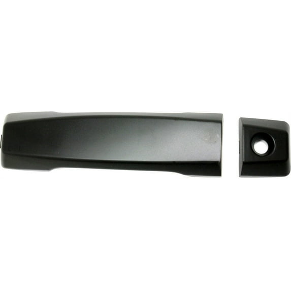 Exterior Door Handle Compatible with 2004-2015 Nissan Titan Front, Driver Side Primed With Cap