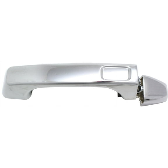 Exterior Door Handle Compatible with 2006-2010 Hummer H3 Front or Rear, Driver or Passenger Side Chrome With Cap