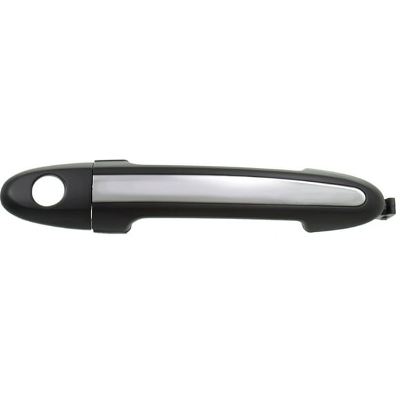 Exterior Door Handle Compatible with 2007-2012 Hyundai Santa Fe Front, Driver Side Chrome