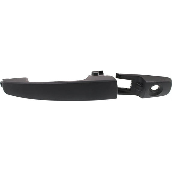Exterior Door Handle Compatible with 2008-2011 Ford Focus Front, Driver Side Coupe, USA Type Black With Cover