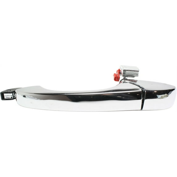 Exterior Door Handle Compatible with 2009-2015 Dodge Journey Rear, Driver Side 4-Door, Sedan Chrome