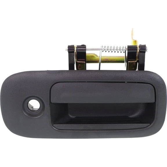 Exterior Door Handle Compatible with 2010-2020 Chevrolet Express 3500 Rear, Passenger Side Textured Black