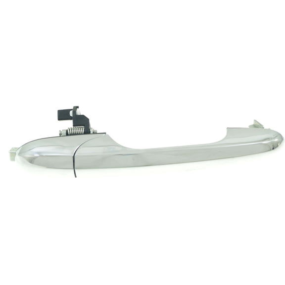 Exterior Door Handle Compatible with 2012-2019 Fiat 500 Front, Passenger Side Chrome