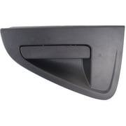 Exterior Door Handle Compatible with 2013-2015 Chevrolet Spark Rear, Driver Side Textured Black