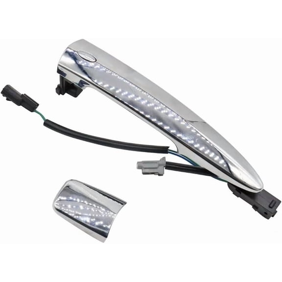 Exterior Door Handle Compatible with 2013-2019 Nissan Sentra Front, Driver Side For Models With Smart Entry System and RFID