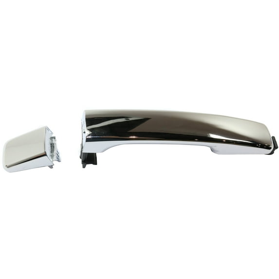 Exterior Door Handle Compatible with 2014-2022 Kia Soul Rear, Driver Side Chrome