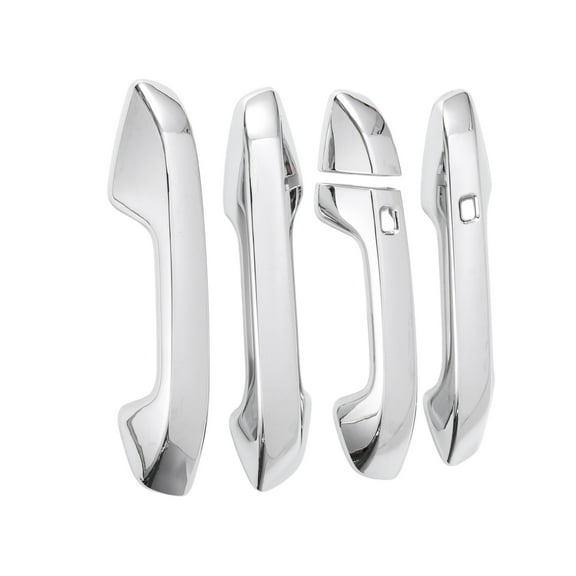 Exterior Door Handle Cover Trim Door Handle Cover for KIA Forte 2019-2023 Silver Tone ABS 1 Set