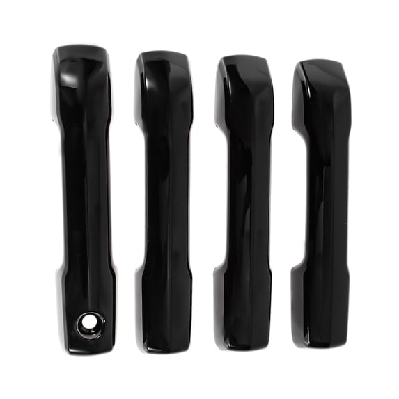Exterior Door Handle Cover Trim Front Left Front Right Rear Left Rear Right Door Handle Cover for Toyota Tacoma 2024-2025 Gloss Black ABS 1 Set