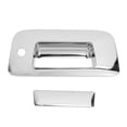 thumbnail image 1 of Exterior Door Handle Cover Trim Tailgate Door Handle Cover for Chevy Silverado 1500 2007-2013 Electroplated Silver Tone ABS 1 Set, 1 of 7