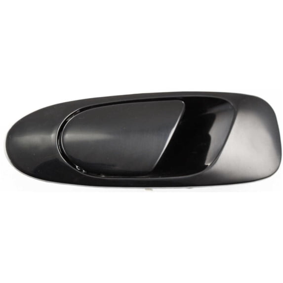 Exterior Door Handle For 1992-1995 Honda Civic Rear Driver Smooth Black Plastic
