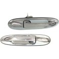 thumbnail image 1 of Exterior Door Handle For 1998-2002 Lincoln Town Car Set of 2 Rear Chrome Plastic, 1 of 7