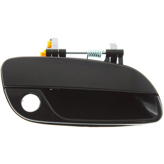 Exterior Door Handle For 2001-2006 Hyundai Elantra Front RH Smooth Black Plastic