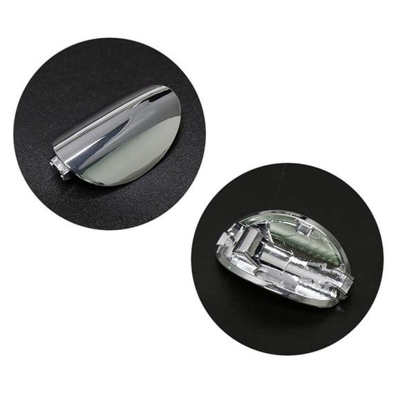 Exterior Door Handle Lock Key Hole Trim Cap Chrome For 13-19 Mini Cooper F55 F56