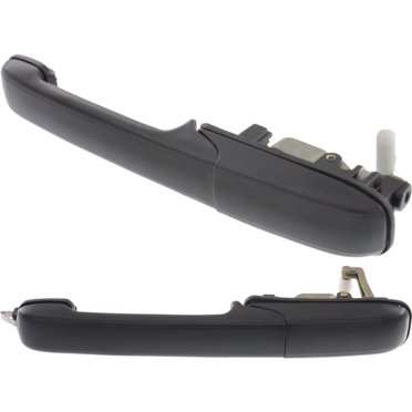 Set Of 2 Rear Exterior Door Handles – Textured Black – For 94-97 Volkswagen Passat (Sedan & Wagon)