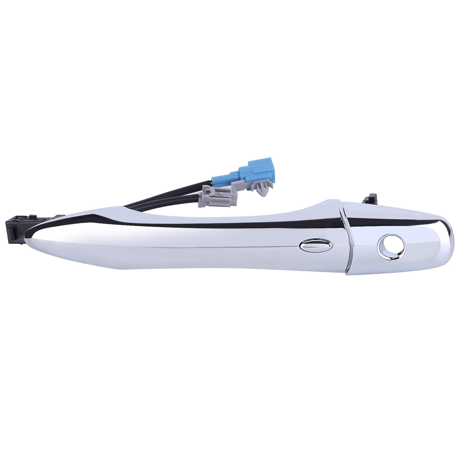 Front Left Driver Side Chrome Door Handle With Keyhole - Compatible With Infiniti EX/FX/M/QX Models 2008-2020