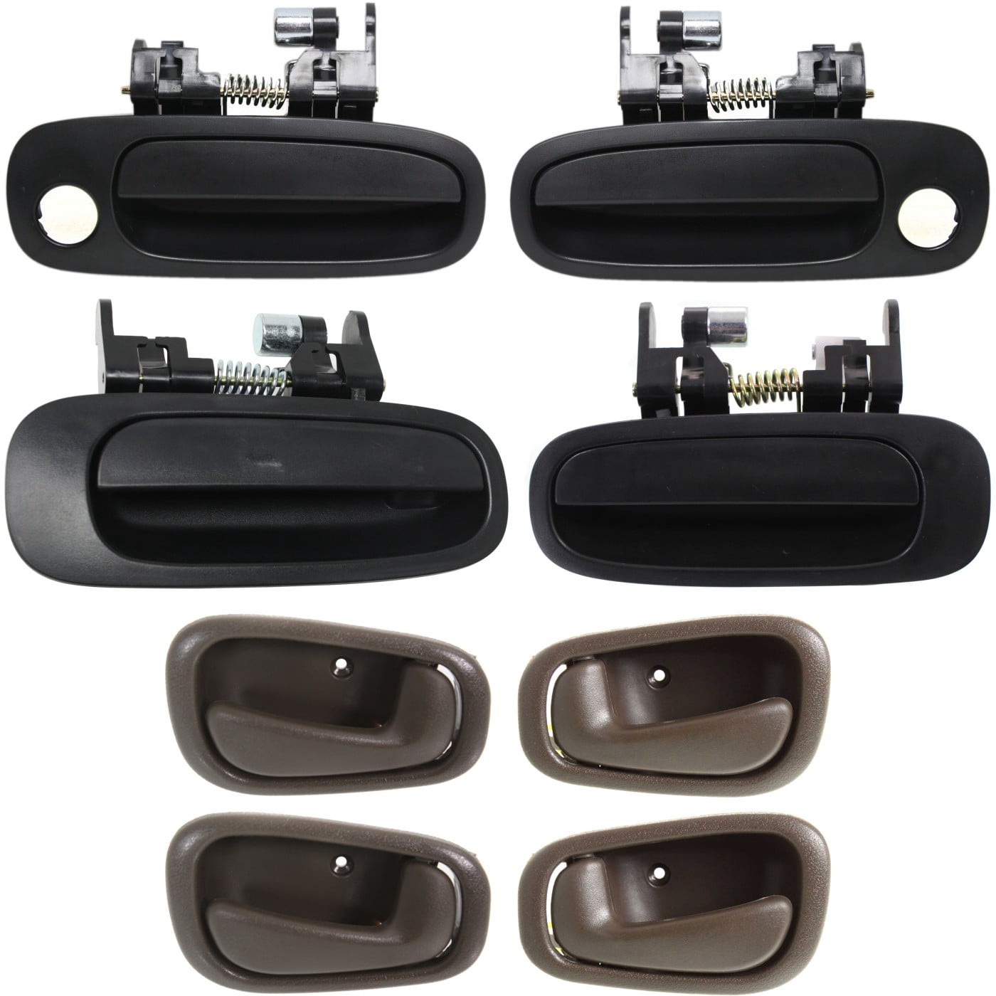 Exterior Door Handles for Car Front Driver & Rear - 8-Piece Kit Left ...