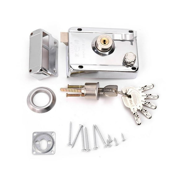 Exterior Door Lock Kit Security Anti-theft Locks With Multiple Insurance