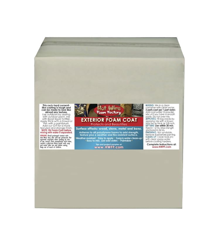 Foam Rough Exterior Foam Coat | Strengthens Foam & Other Surfaces | , Rough Stone ...