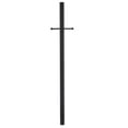 thumbnail image 1 of Exterior Light Fixture Post with Ladder Rest, Textured Black, 1 of 1