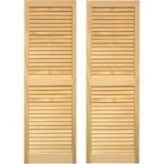 Exterior Louvered Shutters 15 x 39 in.