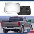 thumbnail image 1 of Exterior Mirror Glass Power Heated RH Passenger Side for Dodge Ram 1500 2500, 1 of 8
