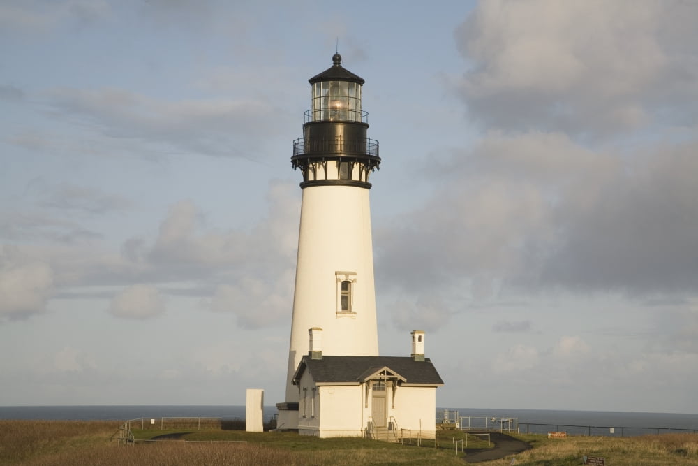 Exterior Of Lighthouse Canvas Art - Craig Tuttle Design Pics (38 x 24)