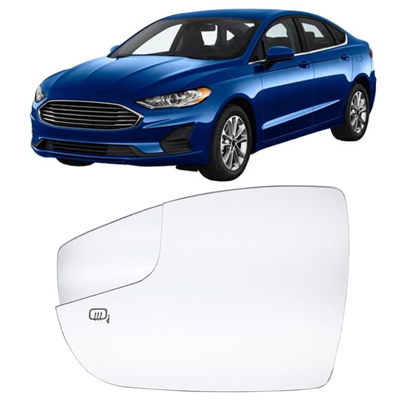 Exterior Side View Mirror Glass Driver Side Left for Ford Focus 2012 2013 2014 2015 2016 2017 2018 LH