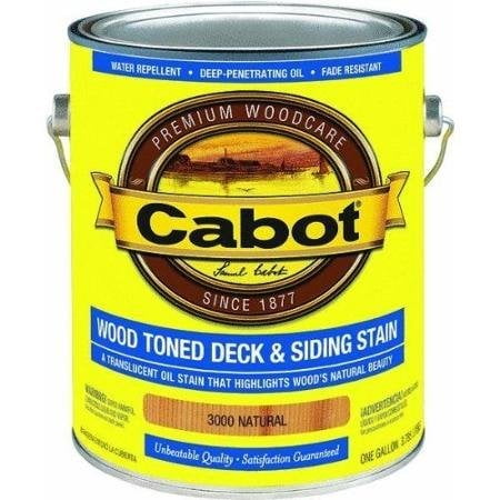 Exterior Stain, Natural, Toned Flat, 1 gal.