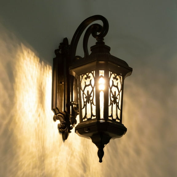 Exterior Wall Light Fixture Retro Gold Sconces Wall Lighting 22.76" H Waterproof
