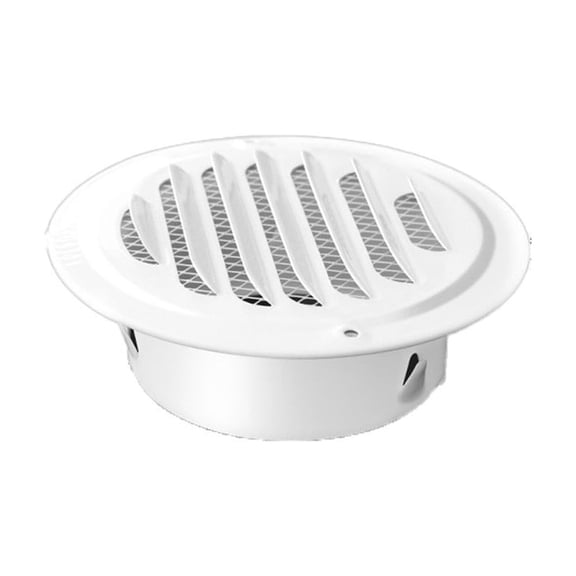 Exterior Wall Round Vent Grille Stainless Steel For Air Duct Ventilation 70Mm