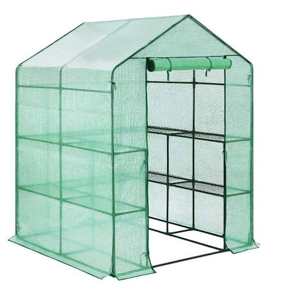 Exterior insulation cover for sealing effect curtains, thermal and rainproof insulation without frame, transparent PE sealing film -143 * 143 * 195 (without shelf)
