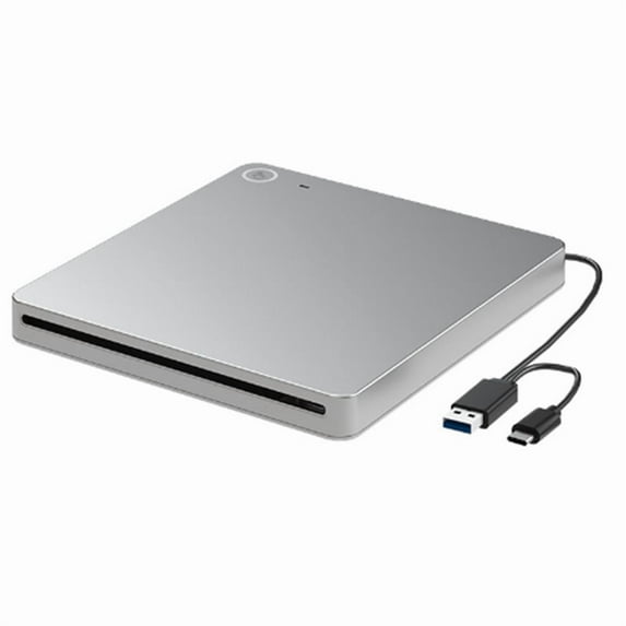 External DVD Drive,USB 3.0 and Type-C CD DVD Drive Player Ultra Slim Slot-in CD DVD Burner