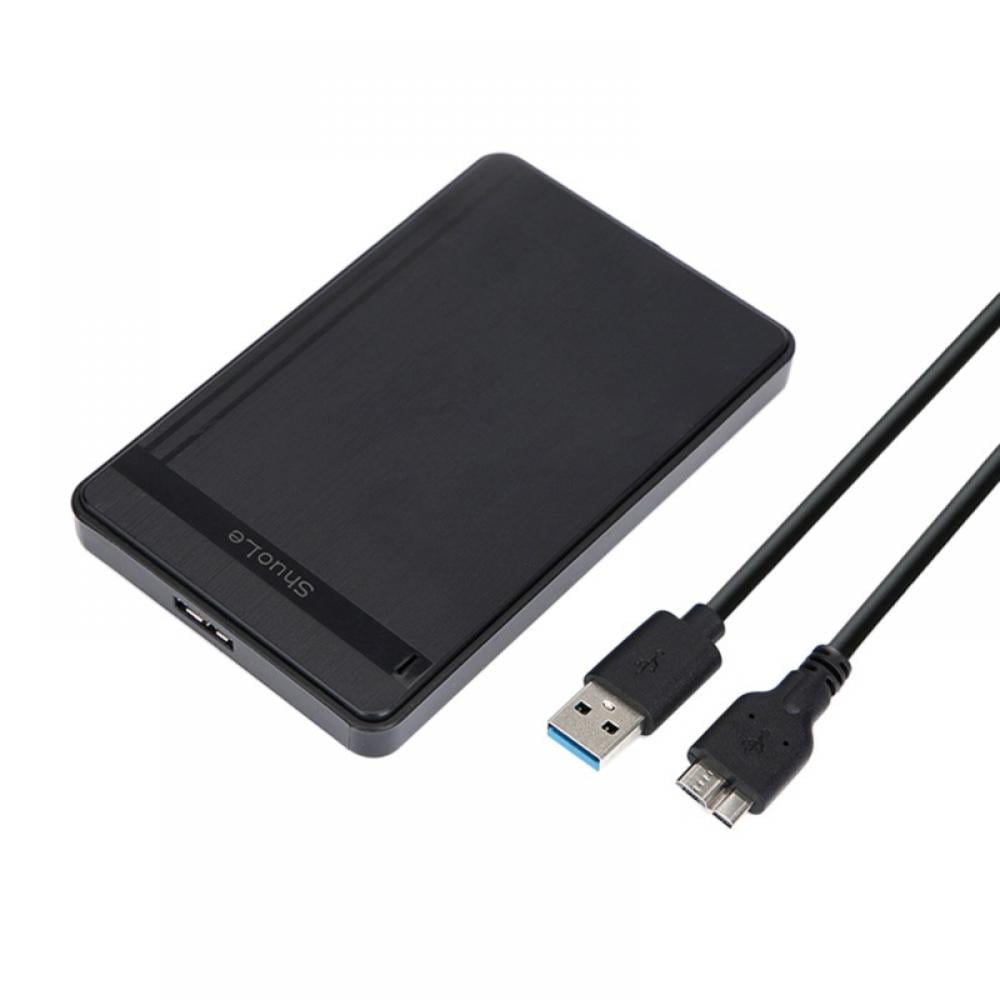 External Backup Hard Drive Case 2TB USB 3.0 Enclosure 2.5