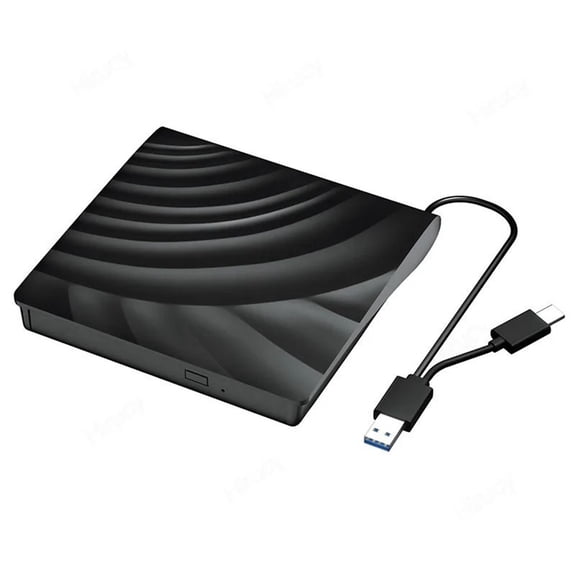 External Blu Ray Drive 2 in 1 USB 3.0 Type-C Slim Optical CD/DVD Player BD-Combo Compatible with Mac OS Windows XP/7/8/10/11