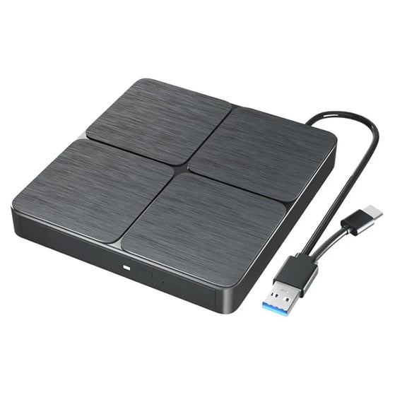 External Blu-ray DVD Drive USB 3.0 Portable -Combo CD DVD Player Reader Burner for Laptop PC Computer Notebook Windows Mac