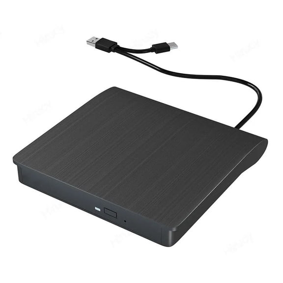 External Blu-ray DVD Drive USB3.0 Type C External Optical Drive /CD/DVD-RW Player Burner - Portable & Quiet