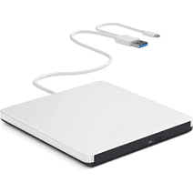 External Blu-ray Drive External Blu-ray Compatible with read BD DVD CD Drive Portable 3D Blu-ray with USB3.0 and Type-C Port, Suitable for Windows XP/7/8/10 MacOS for MacBook PC,Silent Highspeedul