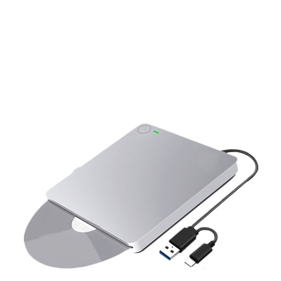 External Blu-ray Drive USB3.0&Type C RDL DVD-RW CD Writer Blu-ray Combo Recorder Play 3D Videos One Touch Pop up for Desktop