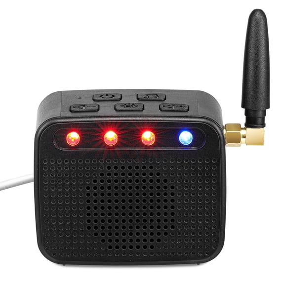 External Bluetooth Phone Ringer with 120dB Loud Alarm & LED Flashing Alerts for Cell Phones