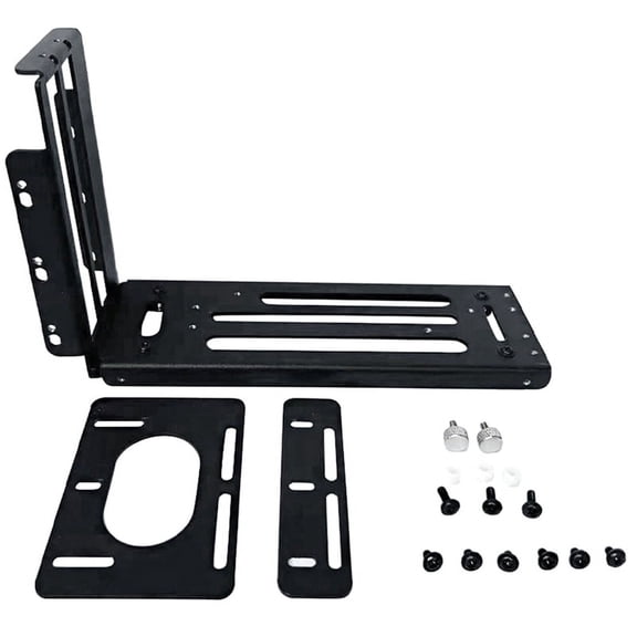 External Bracket for Vertical Display of Graphics Card Suction Dual-Pass Slot Supports 30 Series Graphics Card Bracket,A,Black