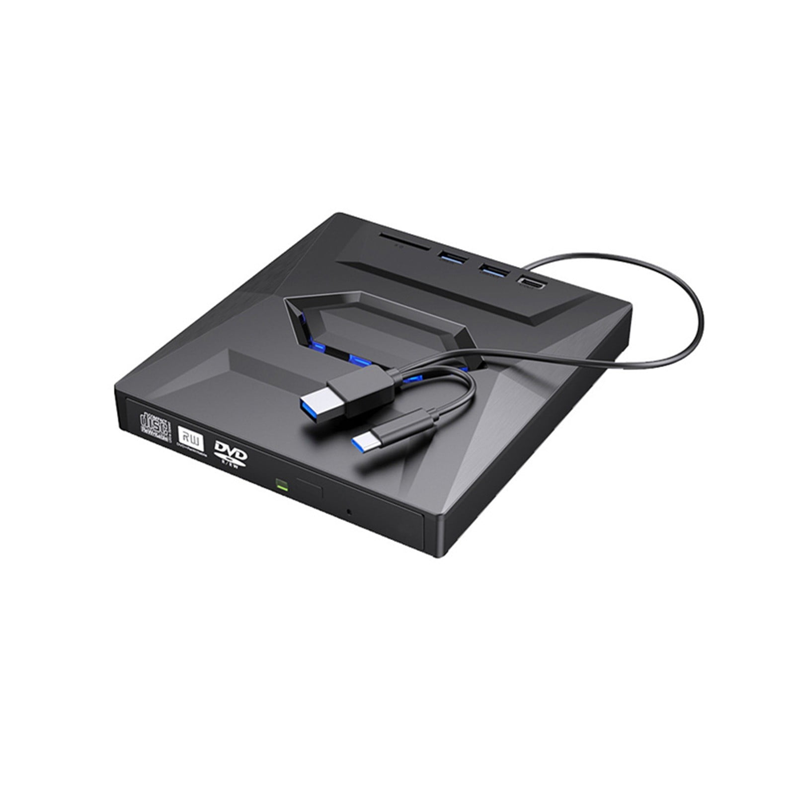 External C D DVD Drive For Laptop USB C Portable C D/DVD +/ RW Burner
