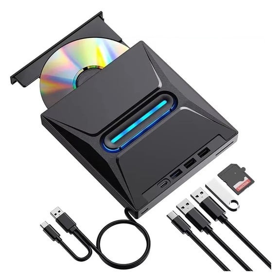 External CD DVD Burner,CD ROM Burner, CD/DVD+/-RW Drive SD Card Reader, DVD Player ,Compatibility
