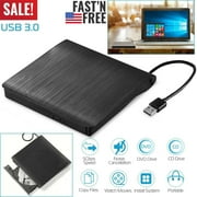 Airkoul External CD DVD Drive Portable DVD/CD ROM Optical Drive Player Writer Burner for Laptop PC Mac HP