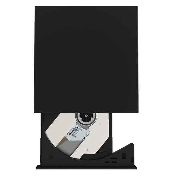 External CD DVD Drive, Slim Portable External CD-RW Drive DVD-RW Burner Writer Player for Laptop Notebook PC Desktop Computer
