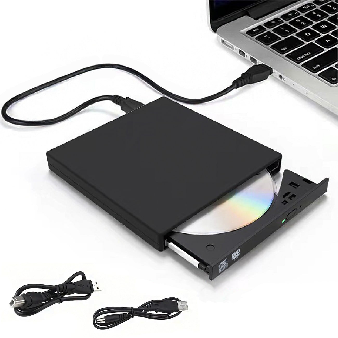 External CD DVD Drive, USB 2.0 Portable DVD-RW Drive, DVD-RW Burner ...
