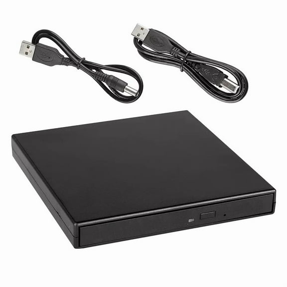 External CD DVD Drive USB 2.0 Slim External CD/DVD -RW Drive Burner Player for Laptops Desktop