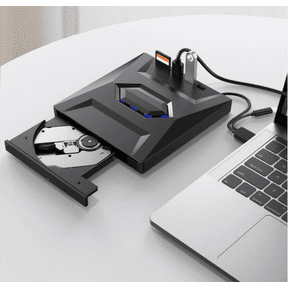 External CD/DVD Drive USB 3.0 Portable Writer Burner Player for PC & Laptop