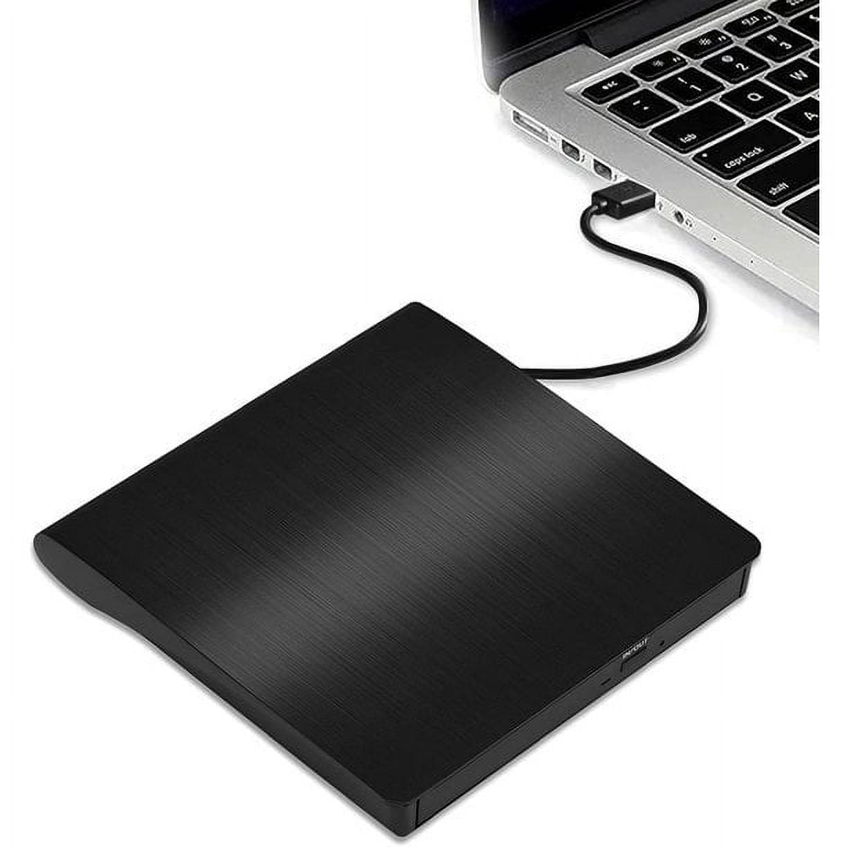 External CD DVD Drive, USB 3.0 Slim CD/DVD +/RW Drive Rewriter Burner