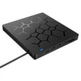 External CD/DVD Drive USB 3.0 TypeC 6 in 1 DVD Drive Player with SD/TF